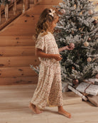Rylee + Cru Girl's Ruthie Set | Ribbons  side view lifestyle model photo