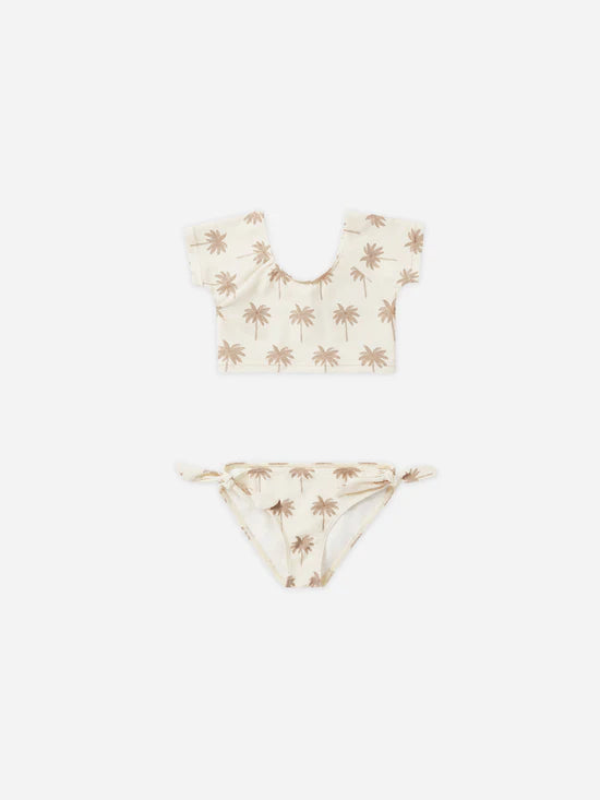 Cropped Rash Guard Set || Paradise