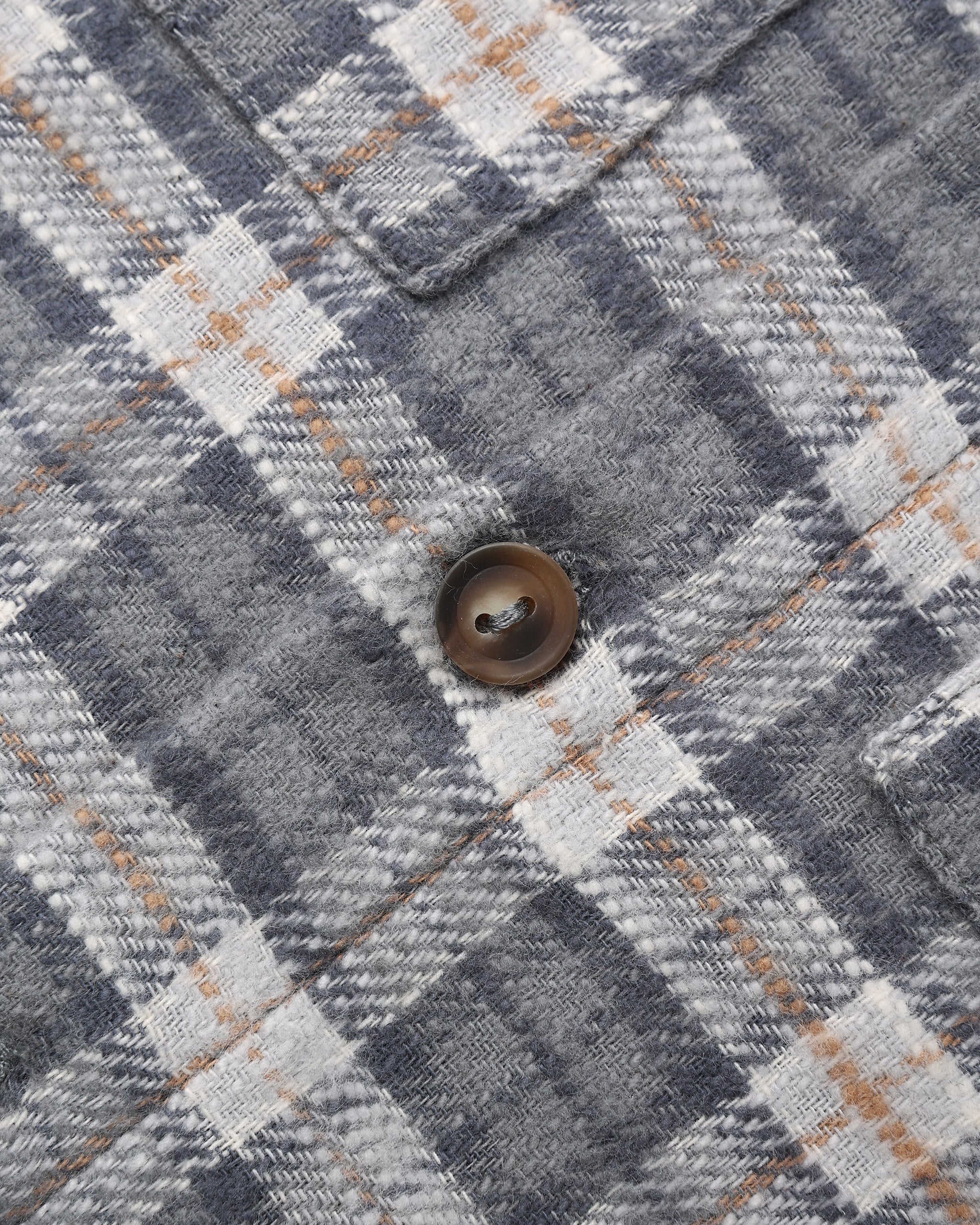 Close-up detailed view of the Rylee + Cru "Winter Plaid" colorway