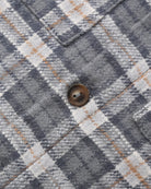 Close-up detailed view of the Rylee + Cru "Winter Plaid" colorway