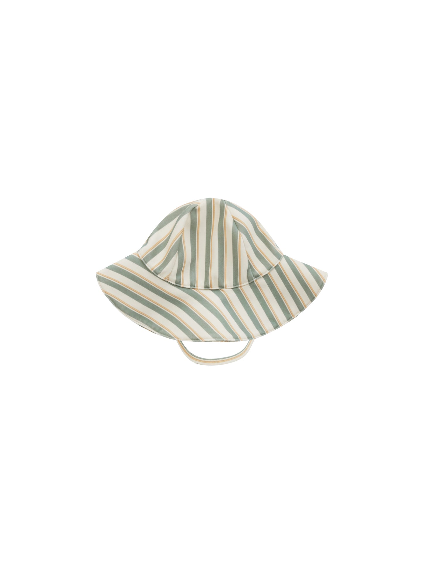 floppy swim hat || aqua stripe
