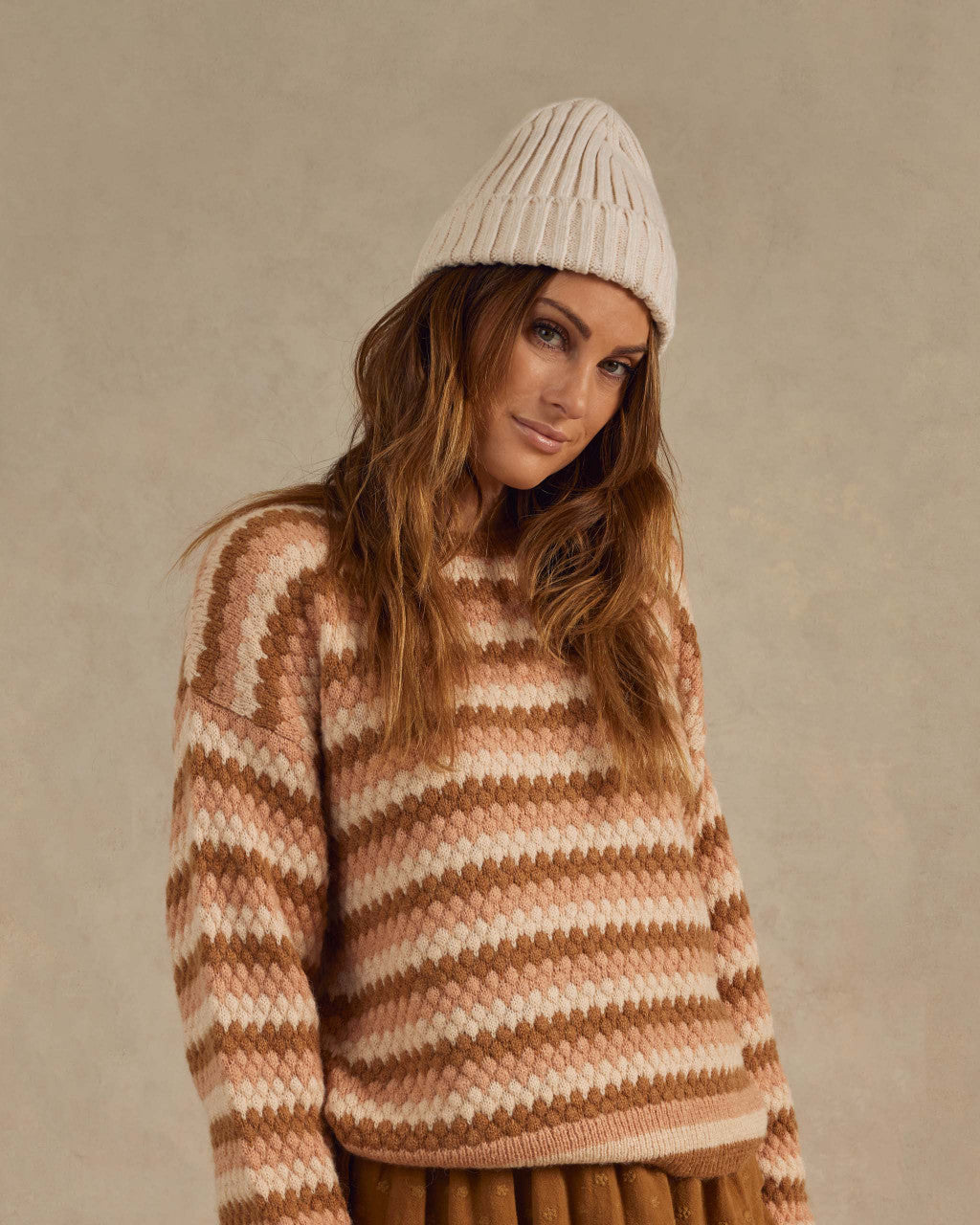 aspen sweater | multi-stripe