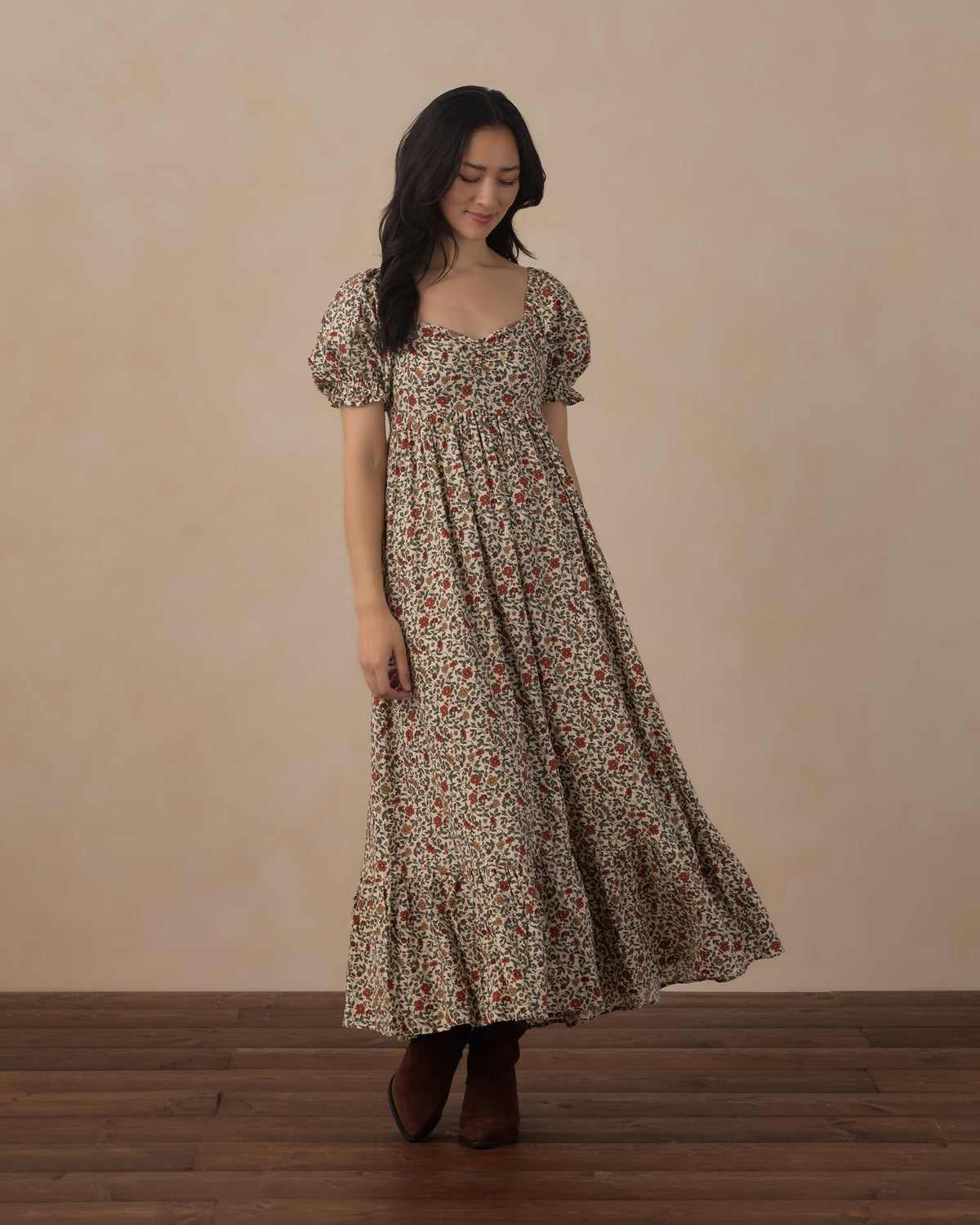 Rylee + Cru Women's Chloe Dress | Holiday Floral