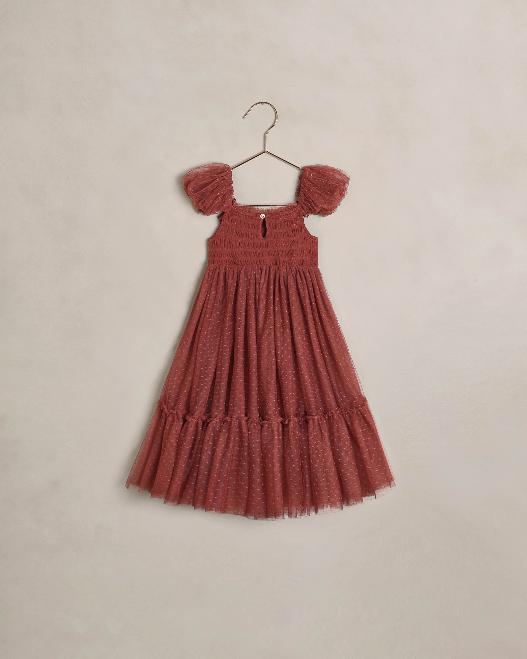 Rear view of Noralee Clara Dress | Ruby