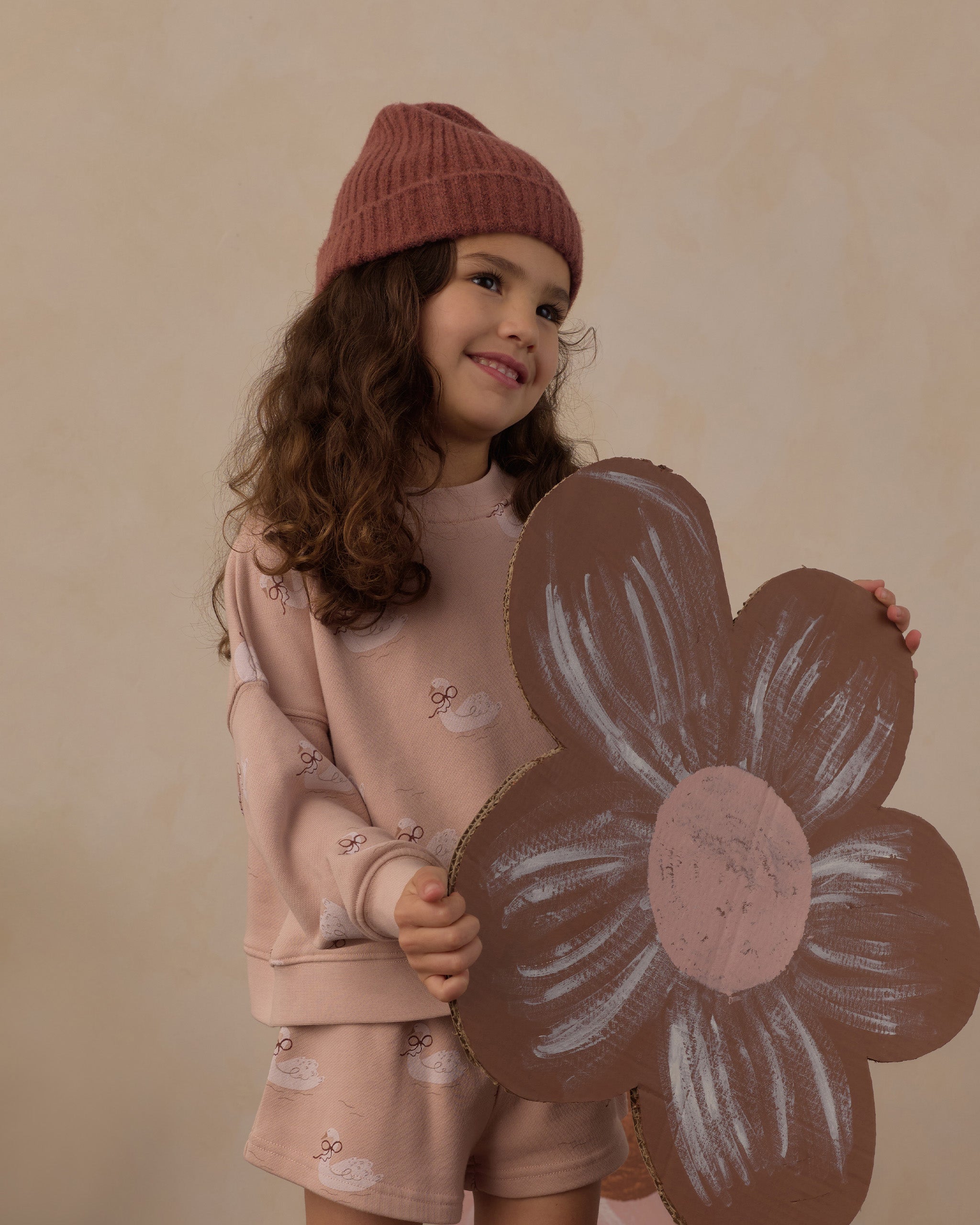 Rylee + Cru Boxy Pullover | Swans