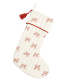 Christmas Stocking | Peppermint Bows from Rylee + Cru Flat Lay