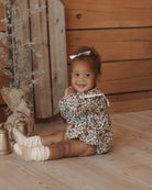 Rylee + Cru Fern Romper | Holiday Floral baby