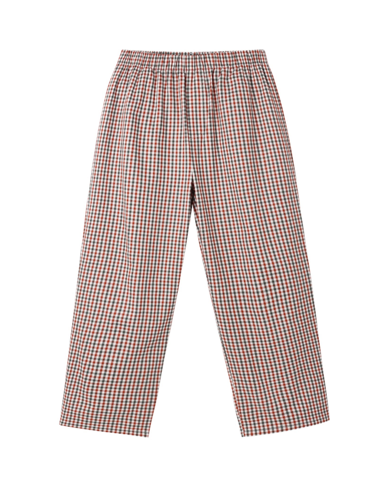 Rylee + Cru Men's Pajama Pant | Holiday Gingham Flat Lay