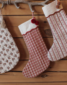 Rylee + Cru Noel Stocking | Candy Cane Bows