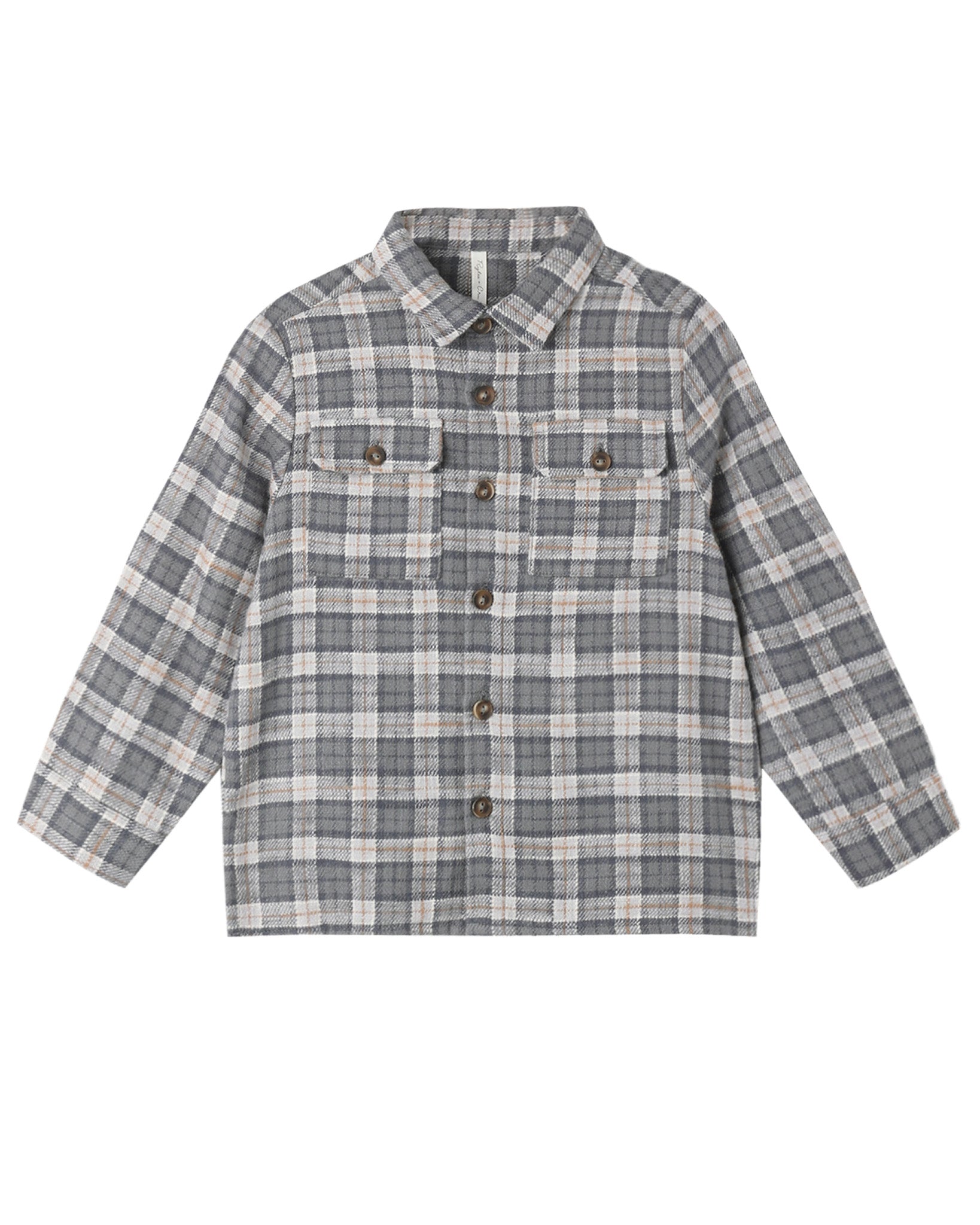 Rylee + Cru Pocketed Flannel Shirt | Winter Plaid flat lay