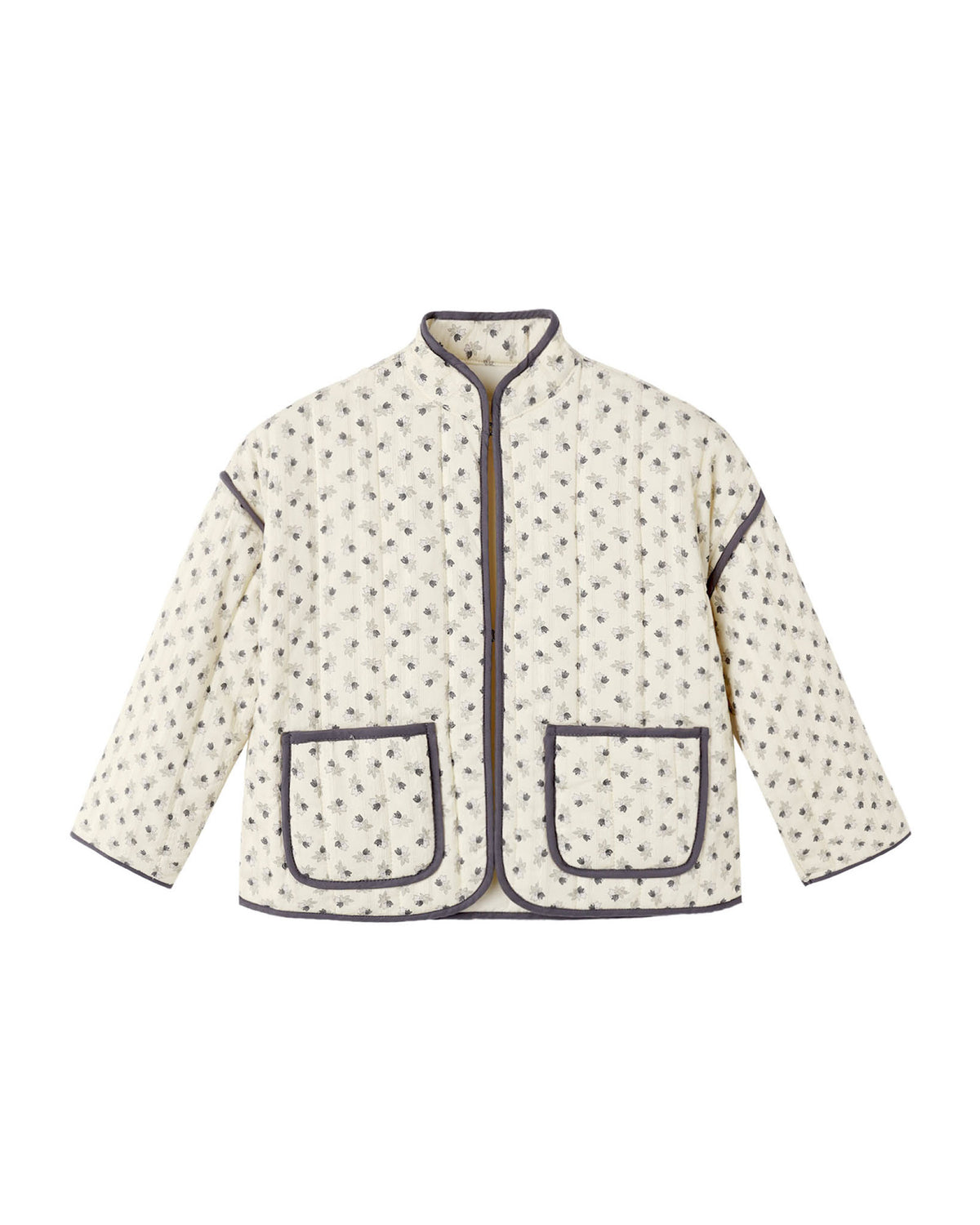 Rylee + Cru Quilted Jacket | Vintage Fleur front flat lay