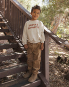 Model Wearing Rylee + Cru Relaxed Sweatshirt | Santa's Favorite Lifestyle photo