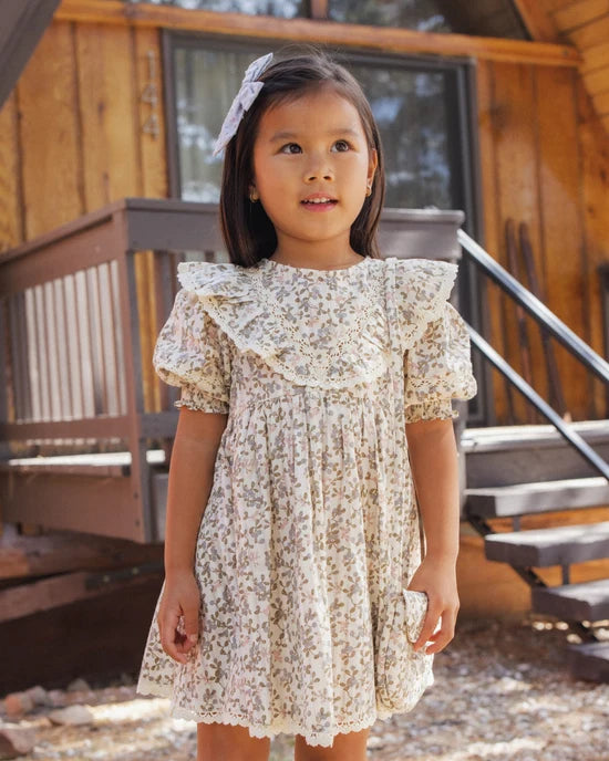Model wearing the Rylee + Cru Winnie Dress | Winter Garden