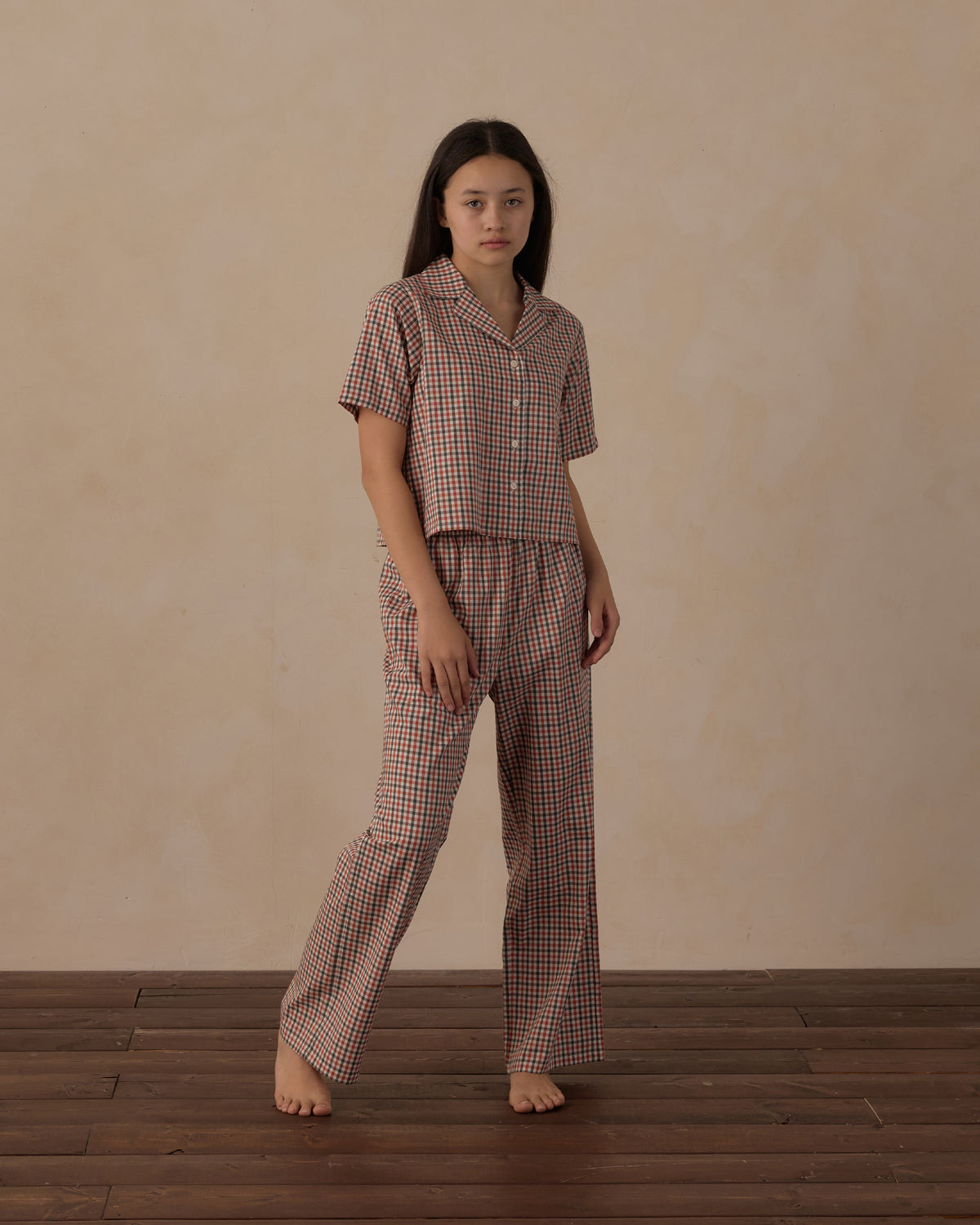 Teen Woven Pajama Set | Holiday Gingham