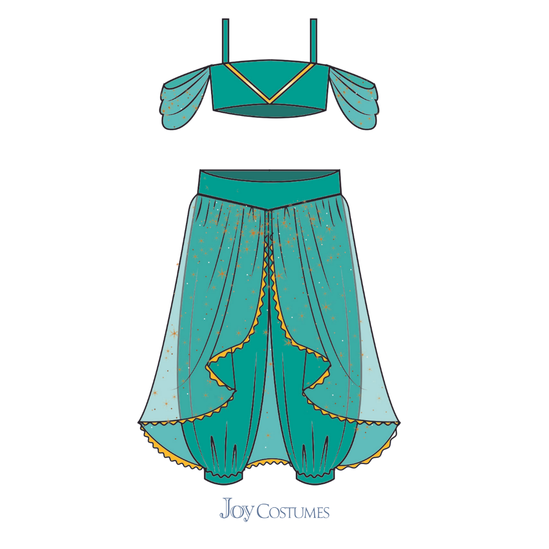 The Arabian Princess Costume Dress M (6-8 years) The Arabian Princess Costume Dress M (6-8 years)