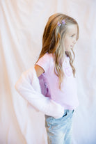Tiny Whales "Whatever" Tiny Tee Violet 
