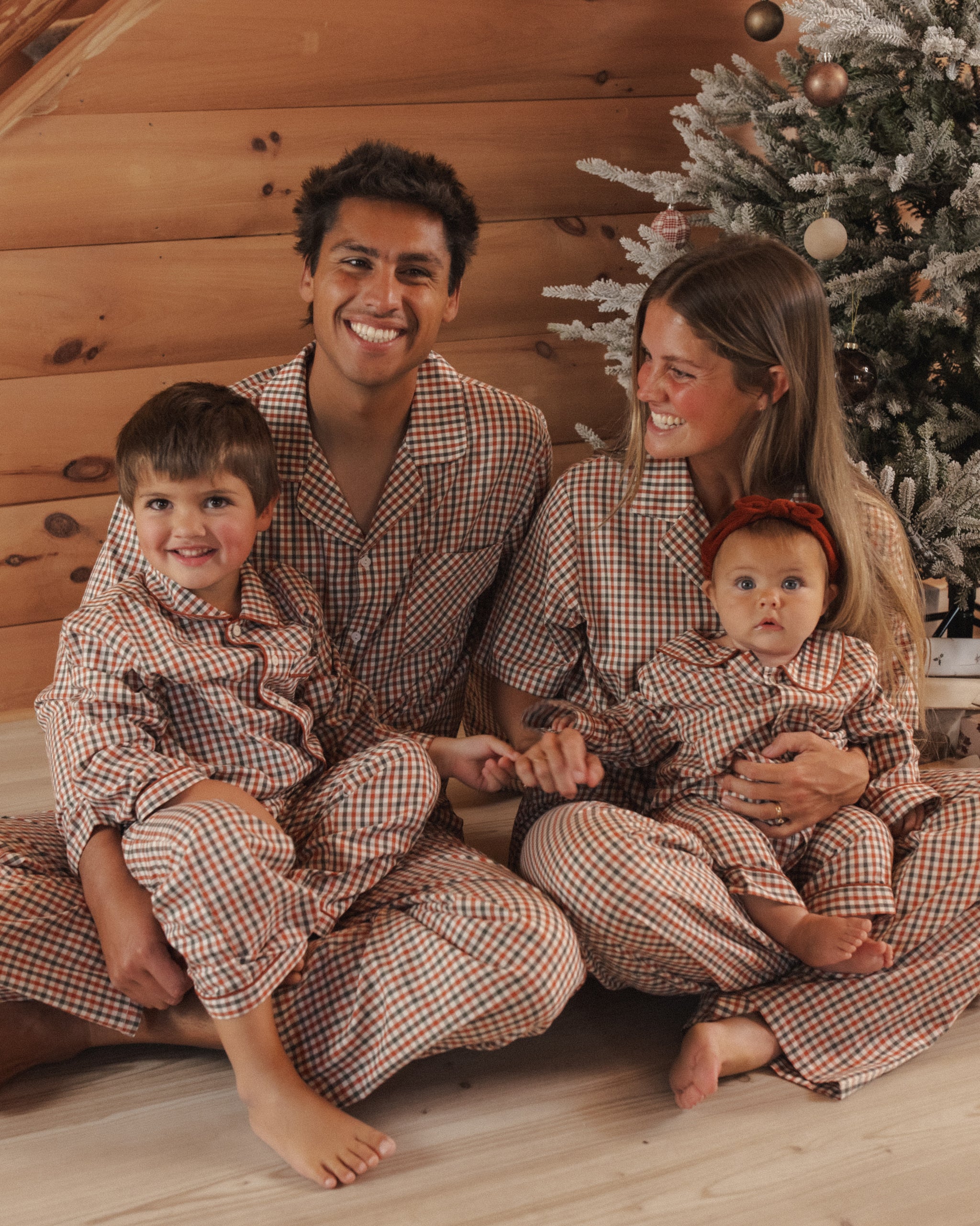 Women's Woven Pajama Set | Holiday Gingham