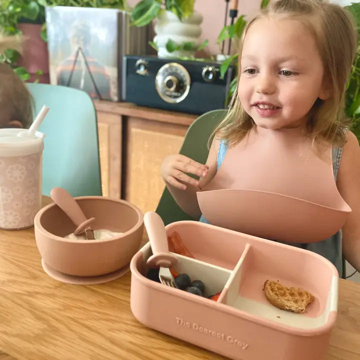 Silicone Catch Bib Set | Rosewood & Honeysuckle