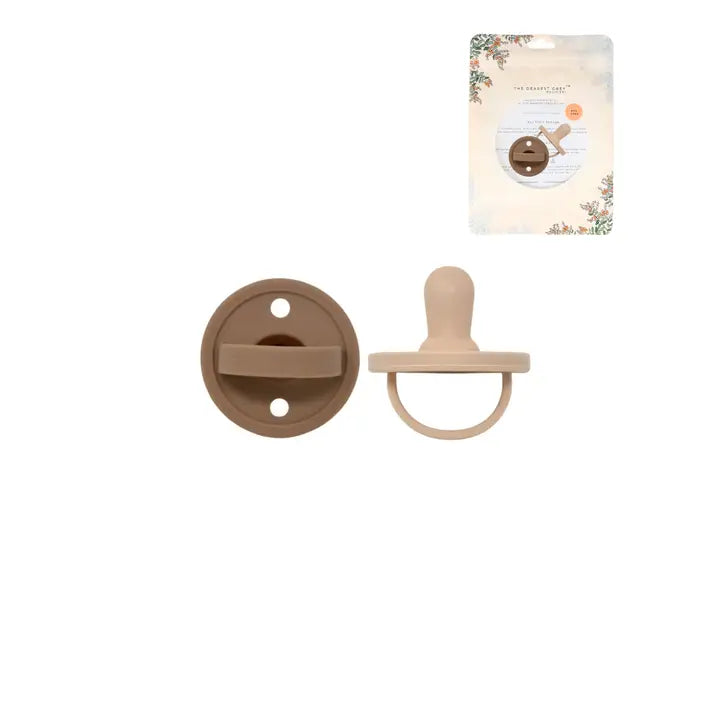 Mod Silicone Pacifier | Fawn & Sand