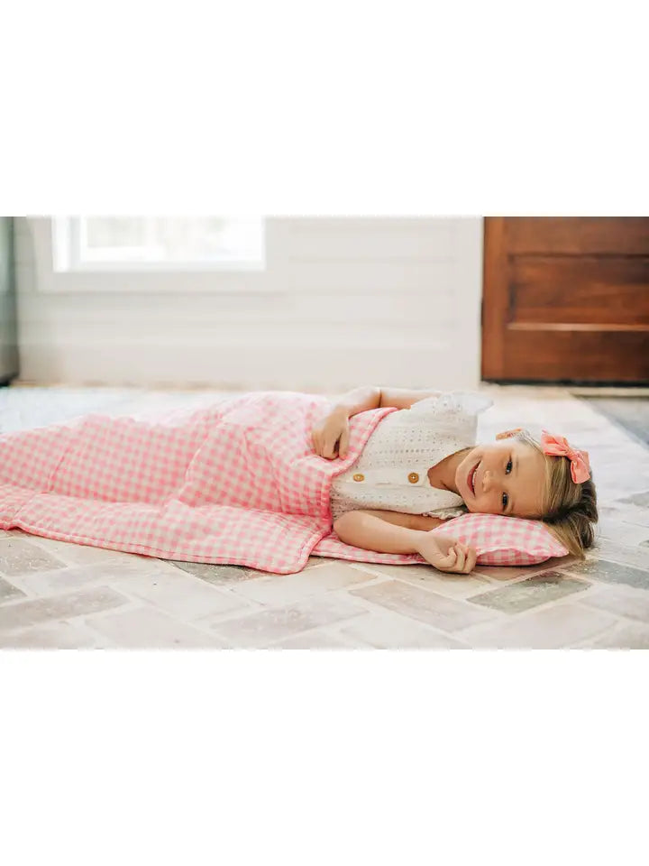 Nap Mat II Pink Gingham