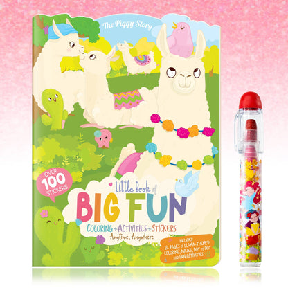 Glama Llama Coloring Gift Pack for Kids