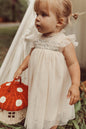Scarlett | Organic Cotton Tulle Dress | Cream