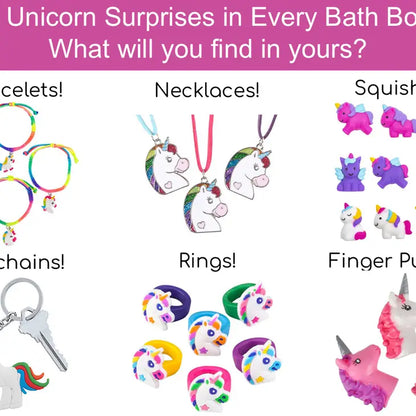 Unicorn surprise bubble bath bomb