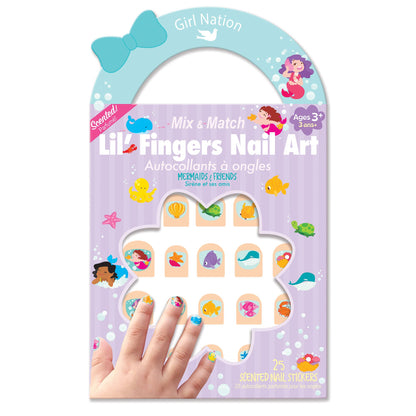 Lil' Fingers Nail Art- Mermaids & Friends