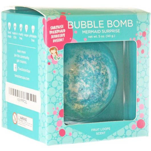 Mermaid surprise bubble bath bomb