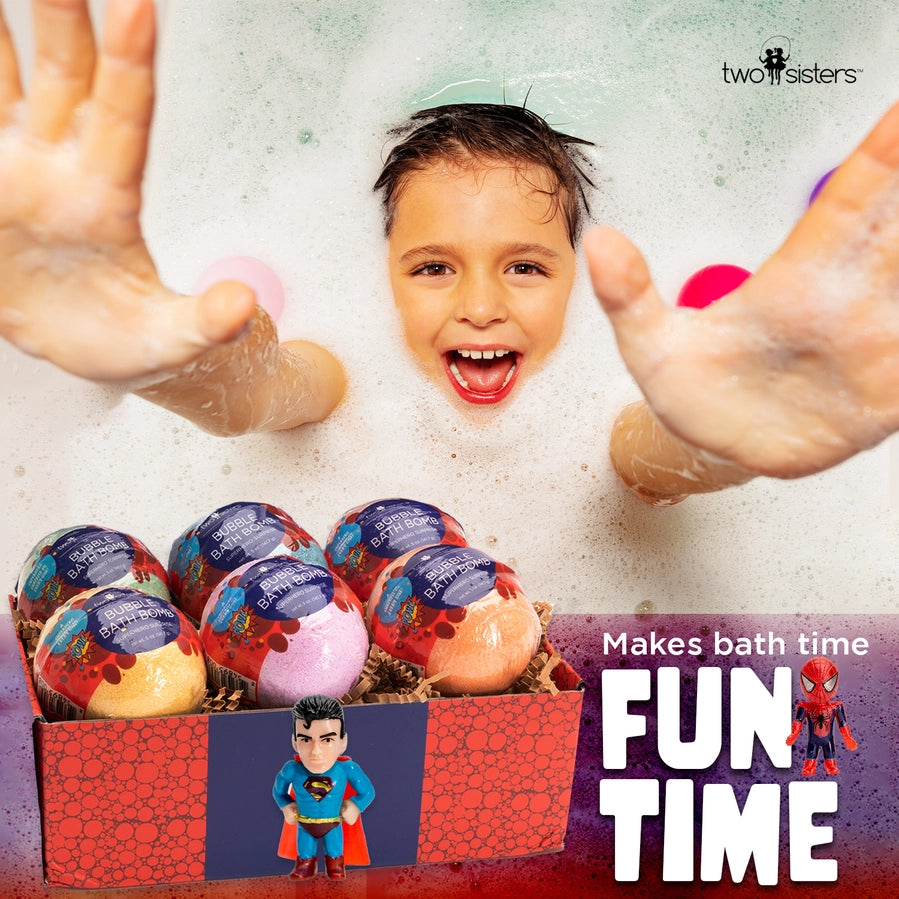 Super hero surprise bubble bath bomb - Wrightsville Ave Boutique