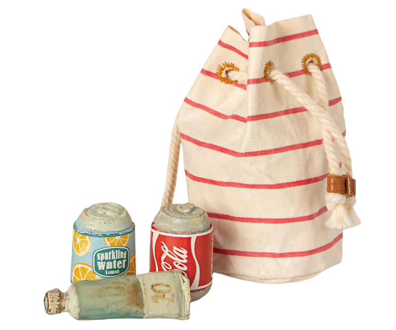 Maileg Bag with Beach Essentials, Mouse
