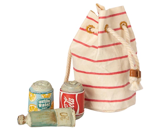 Maileg Bag with Beach Essentials, Mouse