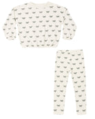 Rylee + Cru Spongey Knit Set | Evergreen Bows Flat Lay