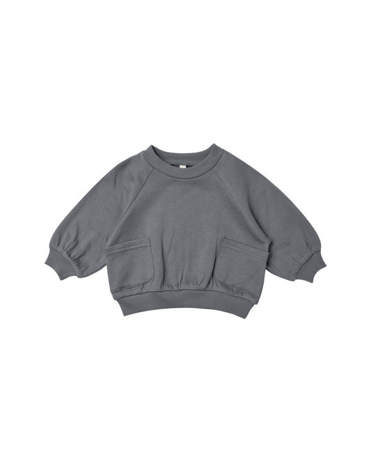 pocket sweatshirt || navy