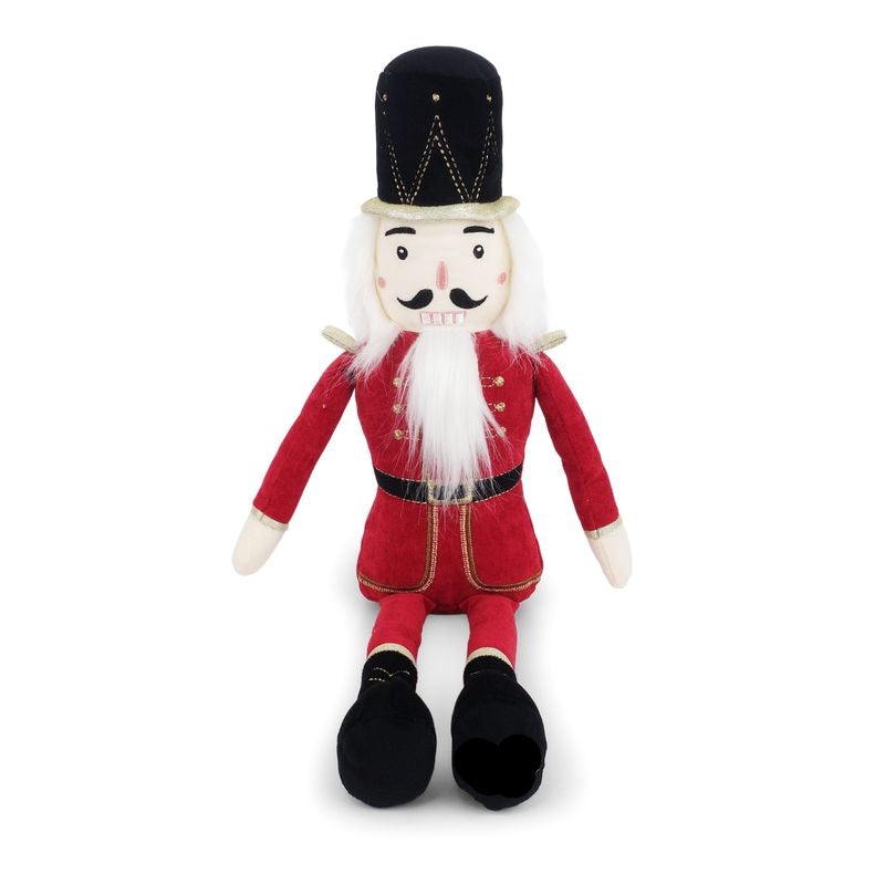 Mon Ami Red Nutcracker plush shelf buddy
