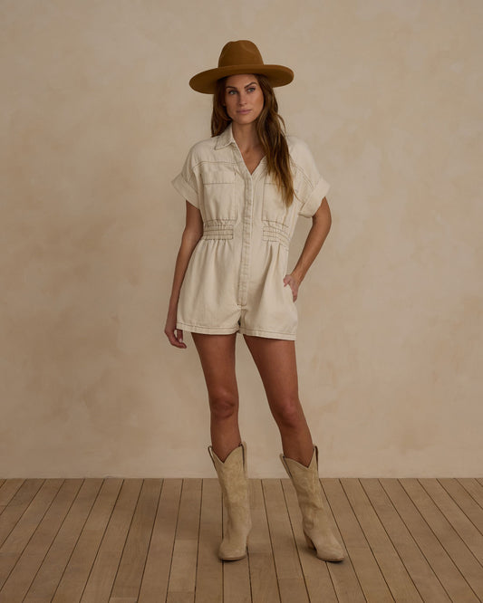 Utility Romper | Natural