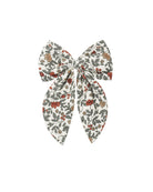 Oversized Bow | Holiday Floral flat lay