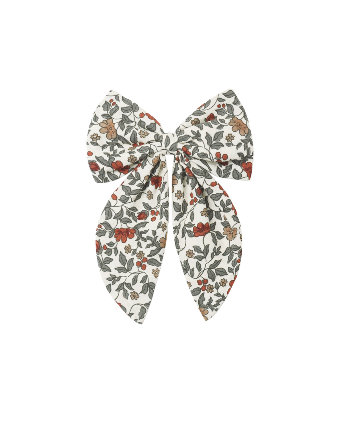 Oversized Bow | Holiday Floral flat lay