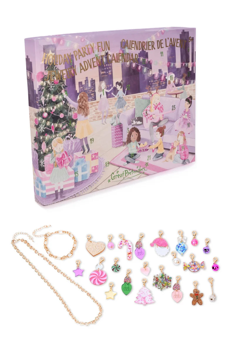 Build A Bracelet Advent Calendar | Holiday Party Fun from Great Pretenders side angle