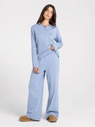 Thready & Supply Ellery Pajama Set | Blue Stripe