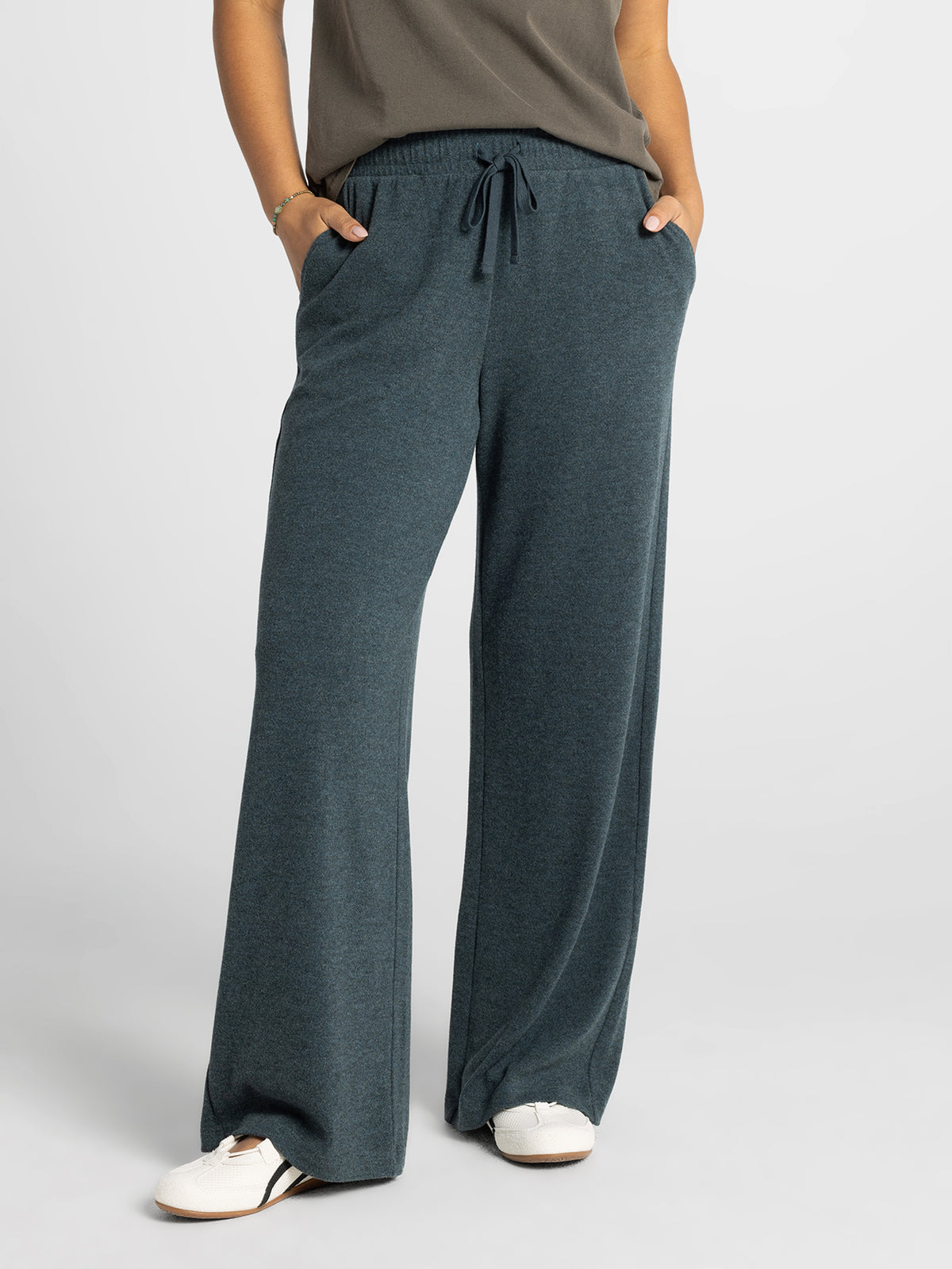 Thread & Supply Jasse Bottoms | Teal Heather