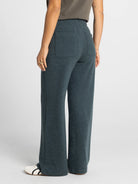 Thread & Supply Jasse Bottoms | Teal Heather model back view