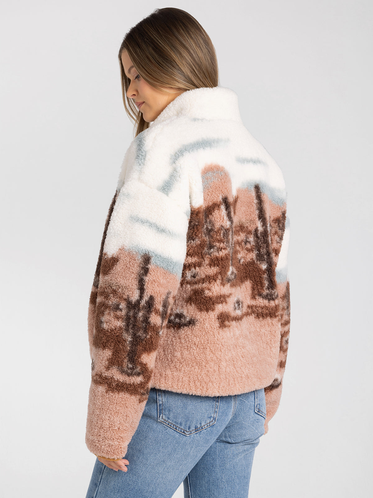 Thread & Supply Cory Jacket in Desert Rose back view