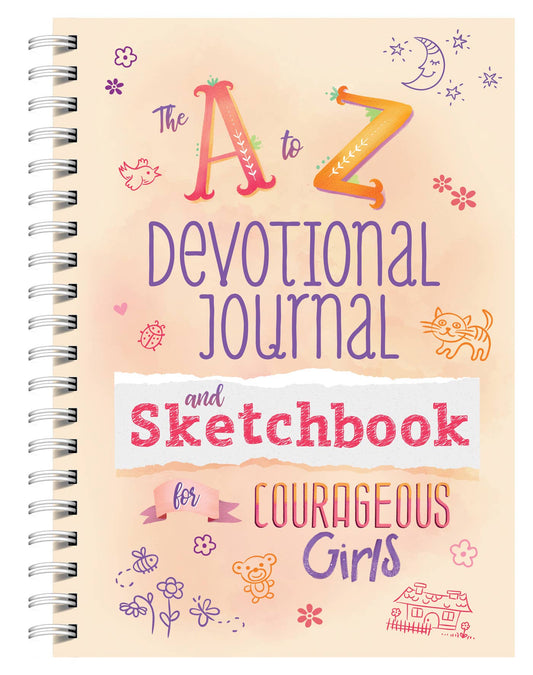 A to Z Devotional Journal and Sketchbook for Courageous Gir