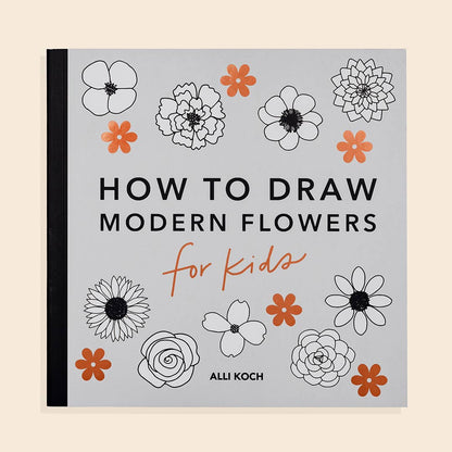 How to Draw Book for Kids II Modern Flowers
