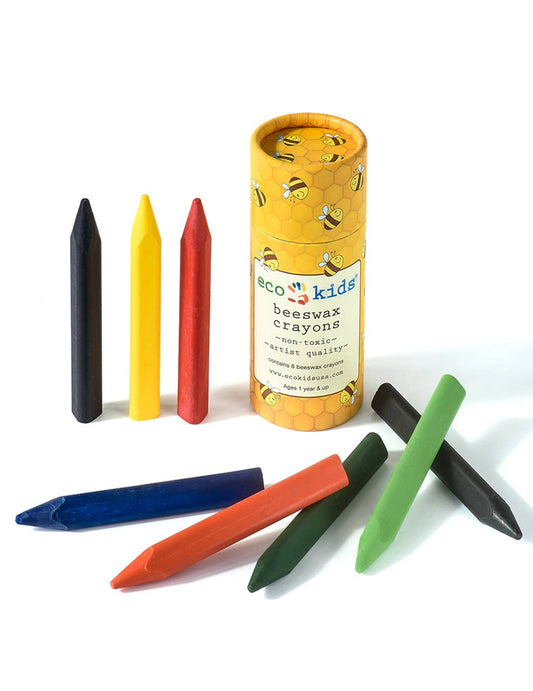 Eco-Kids Beeswax Triangle Crayons